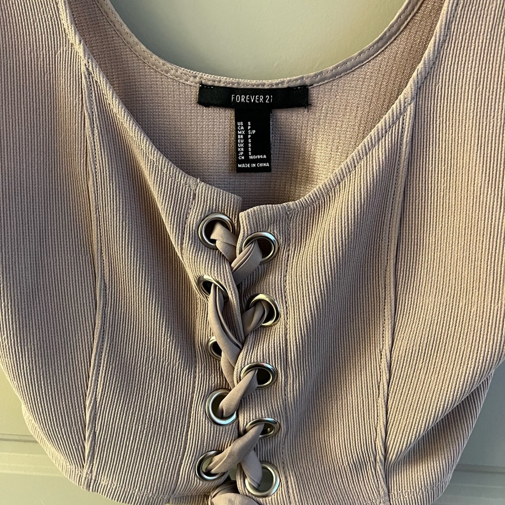 Forever 21, small, light pink/ tan, slightly worn
